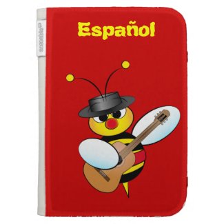 Kindle Case with spanish bee