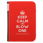 [Crown] keep calm and blow one  Kindle Cases