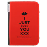 [Two hearts] i just love you xxx  Kindle Cases