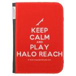 [Skateboard] keep calm and play halo reach  Kindle Cases