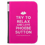 [Two hearts] try to relax and love phoebe sutton  Kindle Cases