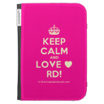 [Crown] keep calm and love ♥ rd!  Kindle Cases