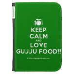 [Cutlery and plate] keep calm and love gujju food!!  Kindle Cases