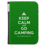 [Tent] keep calm and go camping  Kindle Cases