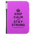 [Crown] keep calm and stay strong  Kindle Cases