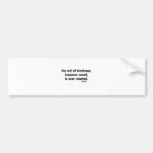 Kindness Bumper Stickers