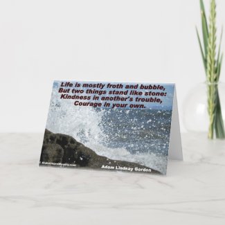 Kindness & Courage-Greeting Card card
