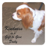 Kindness Dog Sticker