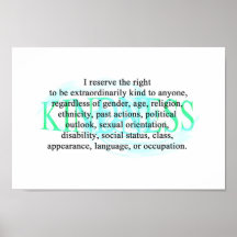 Kindness Poster