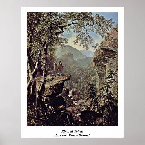 Kindred Spirits By Asher Brown Durand Poster