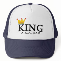 KING A.K.A. DAD hats by teesjustfordad KING A.K.A. DAD hats