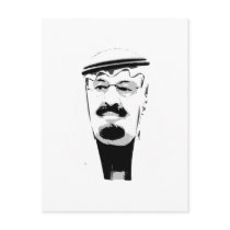 King Abdullah postcards