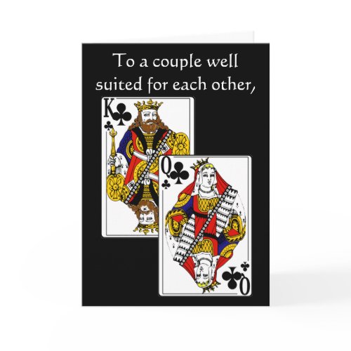 King and Queen Anniversary Greeting Card card