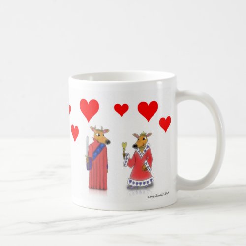 King and Queen of Hearts Valentine Mug mug