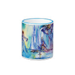 KING ARTHUR ,LADY OF THE LAKE AND EXCALIBUR COFFEE MUGS