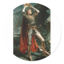 King Arthur Round Sticker
