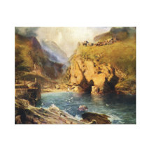 King Arthur's Castle in Camelot Stretched Canvas Print