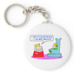 king bathroom adbicate keychain
