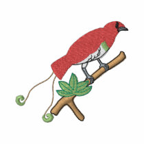 King Bird Of Paradise embroidered shirts
