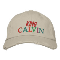 KING CALVIN Horse Racing by SRF embroidered hats