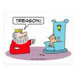king cat throne treason post cards