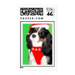 King Charles Cavalier Spaniel Christmas Stamp
