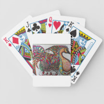 king chicken bicycle playing cards