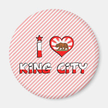 King City, CA Magnets