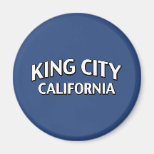 King City California Fridge Magnet
