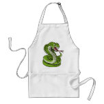 king cobra snake angry attacking apron