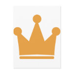 king crown postcards