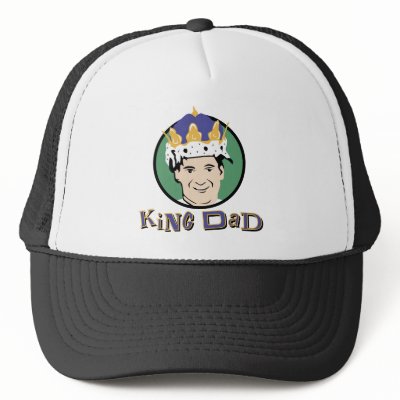King Dad Hats by MotherandFatherGifts