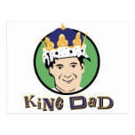 King Dad Postcard