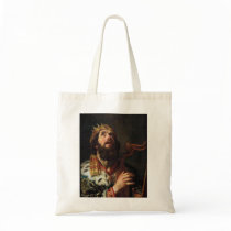 'King David Playing the Harp' Canvas Bags