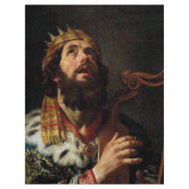 'King David Playing the Harp' Custom Flyer