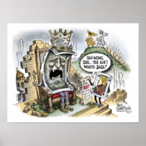 King Dollar Dethroned Print posters