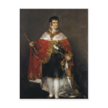 King Ferdinand VII of Spain in his robes of state, Post Cards