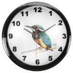 "King Fisher" design wall clock Fish Tank Clocks
