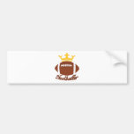 King Footballer Bumper Sticker