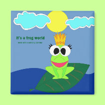king frog magnets