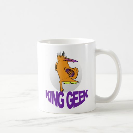 King geek coffee mug
