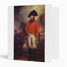 King George III in 1799 by Sir William Beechey 3 Ring Binder