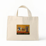 King Godrey Attacking Salehadin Totebag
