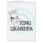 King Grandpa T-shirts and Gifts Greeting Cards