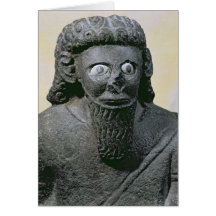 King Hadad, from the Palace at Tell-Halaf, Syria Cards