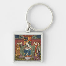 King Henry VI (1421-71) presenting a sword to John Key Chain