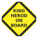 King Herod on Board Stickers