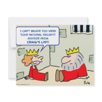 king hired advisor craig's list invitations