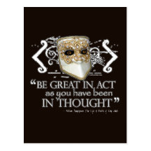 King John Quote Post Card