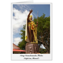 King Kamehameha Big Island Hawai'i cards by Kiilani King Kamehameha Big Island Hawai'i cards
